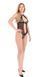 Прозоре боді з мереживом Passion SATARA BODY black, розмір L/XL  картинка 8
