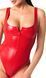 Вінілове боді Noir Handmade F352 Red powerwetlook body, розмір S картинка 7