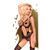 Бодистокинг с сюрреалистичным дизайном Penthouse Wild virus black, размер S/L картинка