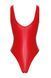 Вінілове боді Noir Handmade F352 Red powerwetlook body, розмір S картинка 4