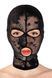 Кружевная маска для БДСМ Fetish Tentation Patterned fishnet hood картинка 1