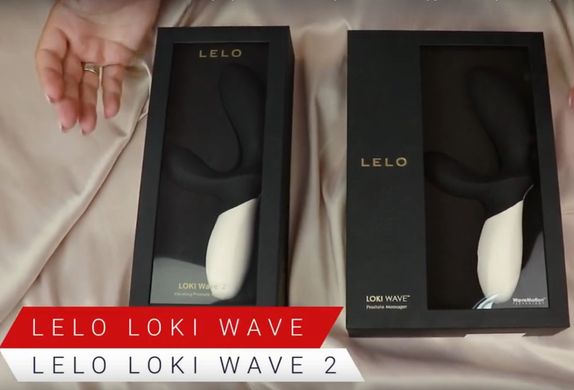 Масажер простати з технологією WaveMotion LELO Loki Wave 2 Black (діаметр 3,5 см) зображення