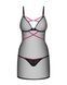 Прозора сорочка + трусики Obsessive Novenes chemise & thong, розмір XS/S картинка 3