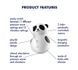 Вакуумний стимулятор з вібрацією Satisfyer Pocket Panda картинка 8