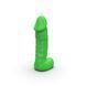 Свеча в виде члена Чистый Кайф MEDIUM  Green (длина 15 см) картинка