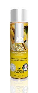 Оральна змазка JO H2O - BANANA LICK Банан (120 мл) зображення