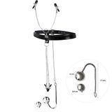 Фото Бондажний набір із металевим анальним гаком №4 Art of Sex Blanca Bondage set with anal hook №4