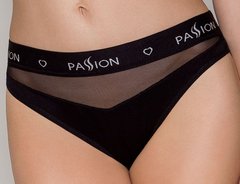 Трусики с прозрачной вставкой Passion PS006 PANTIES black, размер L картинка