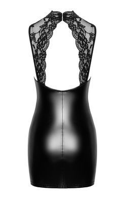Відверта сукня Noir Handmade F343 Powerwetlook and lace mini skirt, розмір S зображення