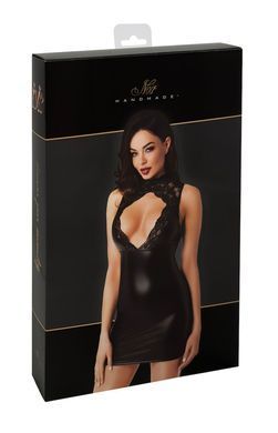 Відверта сукня Noir Handmade F343 Powerwetlook and lace mini skirt, розмір S зображення