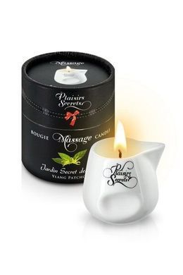 Массажная свеча в керамическом сосуде Plaisirs Secrets Ylang Patchoul иланг - пачули (80 мл) картинка