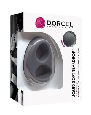 Подвійне ерекційне кільце Dorcel Liquid-Soft Teardrop зображення