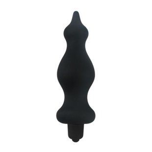 Анальная пробка с вибрацией Adrien Lastic Bullet Amuse Black (диаметр 3,9 см) картинка