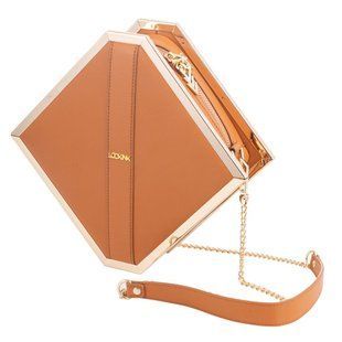 Набор для БДСМ в сумке LOCKINK Mysterious Square Kink Bag Brown (5 предметов) картинка