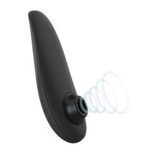 Вакуумный клиторальный стимулятор Womanizer Classic 2 Black (функция Afterglow) картинка