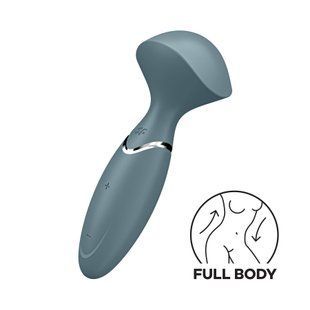 Вібромасажер - мікрофон Satisfyer Mini Wand-er Grey зображення