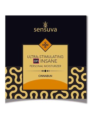 Пробник стимулюючого лубриканта на гібридній основі Sensuva Ultra-Stimulating On Insane Cinnabun, кориця (6 мл) зображення