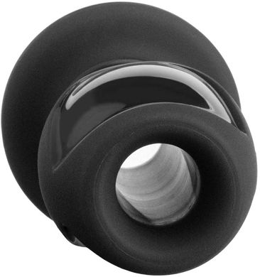 Анальний тунель Doc Johnson Platinum Premium Silicone The Stretch Small Black (діаметр 4,3 см) зображення