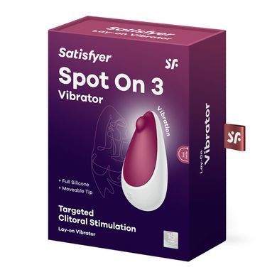Вібратор кліторальний Satisfyer Spot On 3 Berry зображення