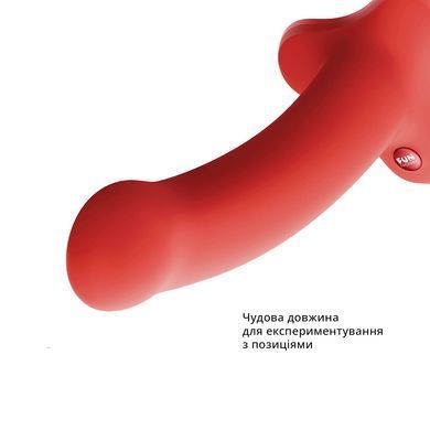 Фаллоимитатор на присоске Fun Factory MAGNUM, оранжевый (диаметр 3,7 см) картинка