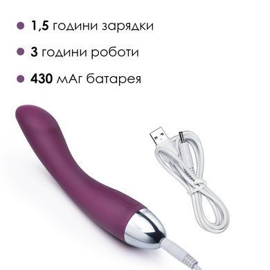 Вібратор для точки G з інтелектуальним режимом Svakom Amy Violet (діаметр 2,9 см) зображення