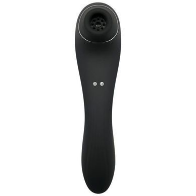 Вибратор и вакуумный стимулятор 2-в-1 Alive Midnight Quiver (диаметр 3,3 см) картинка