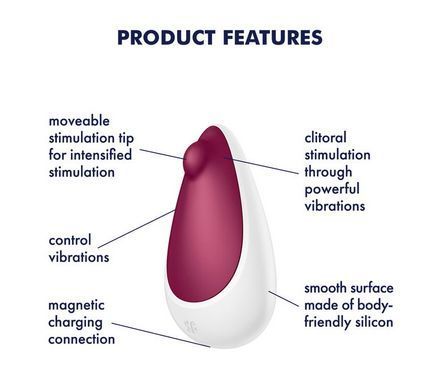 Вібратор кліторальний Satisfyer Spot On 3 Berry зображення