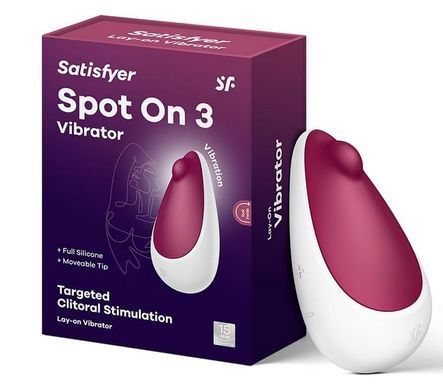Вібратор кліторальний Satisfyer Spot On 3 Berry зображення