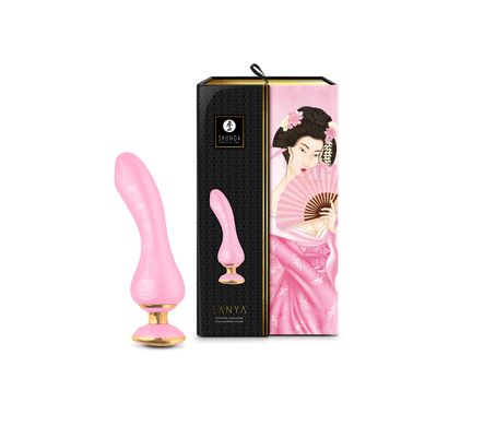 Гибкий вибратор для точки G Shunga Sanya Intimate Massager Light Pink (диаметр 3,8 см) картинка