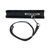 Ошейник с поводком + повязка на глаза Punishment Crystal Collar & Leash Black картинка