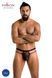 Кружевные мужские стринги Passion 029 THONG COLLIN black, размер S/M картинка 5