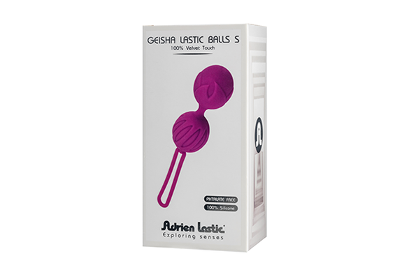 Вагінальні кульки Adrien Lastic Geisha Lastic Balls Mini Violet (S, діаметр 3,4 см) зображення
