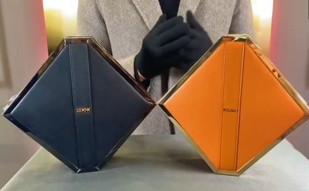 Набор для БДСМ в сумке LOCKINK Mysterious Square Kink Bag Brown (5 предметов) картинка