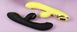 Вакуумний вібратор-кролик з підігрівом і LED-екраном KisToy A-King Pro Yellow (діаметр 3,5 см) картинка 10