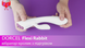 Відео Вібратор-кролик з підігрівом Dorcel FLEXI RABBIT BLACK (діаметр 3,6 см)
