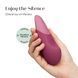 Вібратор кліторальний Womanizer Vibe Dusky Pink картинка 6