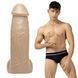 Фаллоимитатор реалистичный Fleshjack Boys: Reno Gold Dildo (диаметр 4,6 см) картинка 1