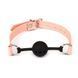 Кляп з силіконовою кулькою Liebe Seele Dark Candy Pink Ball Gag зображення
