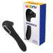 Вакуумний стимулятор з вібрацією Wooomy Smoooch Clitoral Suction & Vibration Black (діаметр 4,5 см) картинка 2