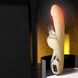 Вакуумний вібратор-кролик з підігрівом і LED-екраном KisToy A-King Pro Yellow (діаметр 3,5 см) картинка 7
