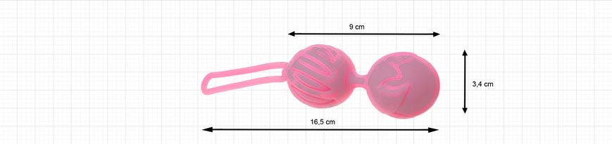 Вагинальные шарики Adrien Lastic Geisha Lastic Balls Mini Violet (S, диаметр 3,4 см) картинка