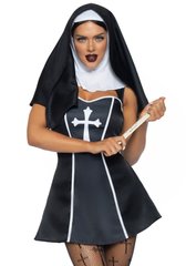 Рольовий костюм черниці Leg Avenue Naughty Nun, розмір XS зображення