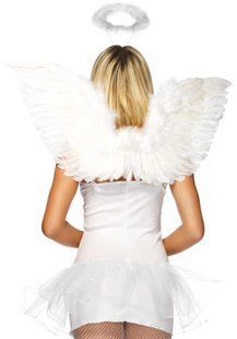 Набір аксесуарів &laquo;Ангел&raquo;: німб та крила Leg Avenue Angel Accessory Kit White зображення