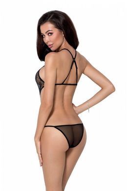 Ажурне боді Passion AZALIA BODY black, розмір L/XL зображення