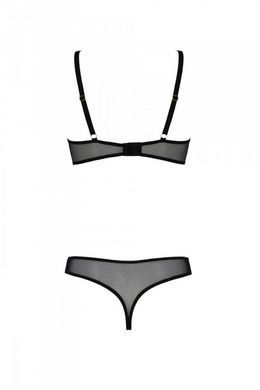 Боді з відкритими грудьми Passion MARINA BODY black, розмір S/M зображення