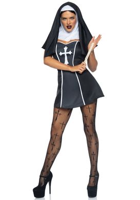 Рольовий костюм черниці Leg Avenue Naughty Nun, розмір XS зображення