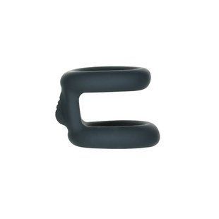 Подвійне ерекційне кільце LUX Active Tug Versatile Silicone Cock Ring зображення