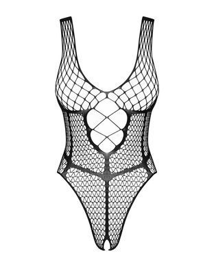 Боди-сетка с открытым доступом Obsessive B117 teddy, размер S/M/L картинка