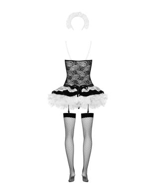 Рольовий костюм покоївки Obsessive Housemaid 5 pcs costume, розмір S/M зображення