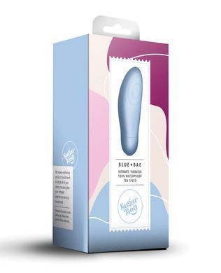 Кліторальний вібратор SugarBoo Blue Bae (працює від батарейки) зображення